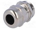 Cable gland; PG11; IP68; brass; Body plating: nickel HELUKABEL