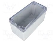 Enclosure: multipurpose; X: 80mm; Y: 160mm; Z: 85mm; polycarbonate GAINTA