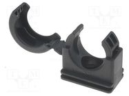 Bracket; polyamide; HelaGuard; -50÷135°C; black; UL94V-2; Size: 21 HELLERMANNTYTON