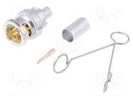 Connector: BNC; plug; male; shielded; straight; 75Ω; rearTWIST; PTFE NEUTRIK