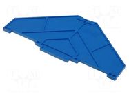 End piece; blue; ways: 8 WEIDMÜLLER