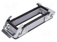 Enclosure for connectors: HDC; size 104.27; for panel mounting ILME