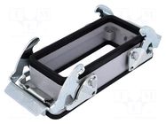 Enclosure for connectors: HDC; size 77.27; for panel mounting ILME