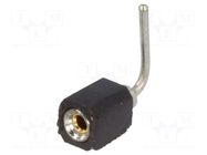 Connector: pin strips; socket; female; PIN: 1; angled 90°; THT; 1x1 CONNFLY