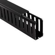 CLOSED SLOT DUCT, NORYL, BLK, 50X25MM