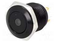 Switch: vandal resistant; Pos: 2; SPST-NO; 2A/36VDC; IP65; OFF-(ON) ONPOW