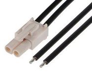 CABLE ASSY, 2P WTB RCPT-FREE END, 11.8"