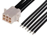 CABLE ASSY, 6P WTB PLUG-FREE END, 11.8"