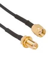 RF CABLE, SMA RP PLUG-BHD JACK, 3.3FT
