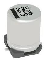 CAP, 330UF, 25V, ALU ELEC, SMD