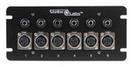 FLOOR/WALL PANEL, 12 PORT, XLR-1/4" JACK