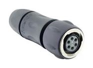 INDUSTRIAL CIRCULAR, PLUG, 6POS, CABLE