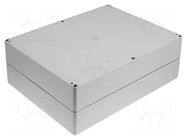 Enclosure: multipurpose; X: 230mm; Y: 300mm; Z: 110mm; EURONORD; grey FIBOX