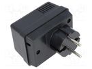Enclosure: for power supplies; vented; X: 50mm; Y: 70mm; Z: 47mm; ABS MASZCZYK