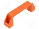 Holder; technopolymer PA; orange; H: 41mm; L: 137mm; W: 26mm; handle ELESA+GANTER