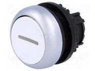 Switch: push-button; 22mm; Stabl.pos: 1; white; none; IP67; flat EATON ELECTRIC