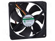 Fan: DC; axial; 24VDC; 120x120x25mm; 183.83m3/h; 44.5dBA; Vapo SUNON