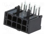 Connector: wire-board; socket; male; MF30; 3mm; PIN: 8; THT; PCB snap AMPHENOL COMMUNICATIONS SOLUTIONS