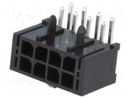 Connector: wire-board; socket; male; PIN: 8; MF30; angled 90°; THT AMPHENOL COMMUNICATIONS SOLUTIONS