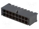 Socket; wire-board; male; MF30; 3mm; PIN: 16; THT; PCB snap; 5A; 10mΩ Amphenol Communications Solutions