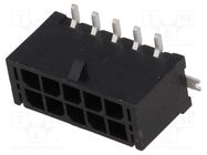 Socket; wire-board; male; MF30; 3mm; PIN: 10; SMT; on PCBs; 5A; tinned Amphenol Communications Solutions
