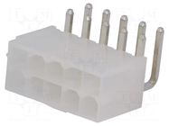 Connector: wire-board; socket; male; PIN: 10; MF42; angled 90°; 7A AMPHENOL COMMUNICATIONS SOLUTIONS