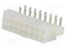 Socket; wire-board; male; MF42; 4.2mm; PIN: 16; THT; mounting holes Amphenol Communications Solutions