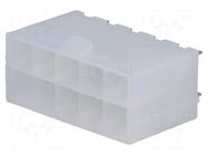 Connector: wire-board; socket; male; PIN: 10; MF42; straight; 7A; THT AMPHENOL COMMUNICATIONS SOLUTIONS