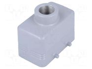 Enclosure for connectors: HDC; size 57.27; for cable; straight ILME