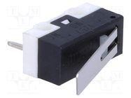 Microswitch SNAP ACTION; with lever; SPDT; Rcont max: 30mΩ; Pos: 2 