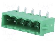 Connector: pluggable terminal block; socket; male; 12A; 250V; THT PHOENIX CONTACT