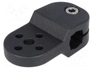 Holder; polyamide; Mount.hole diam: 6.2mm; D: 12mm; S: 10mm ELESA+GANTER