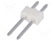 Connector: pin strips; pin header; male; PIN: 2; KK 254; straight MOLEX
