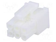 Connector: wire-wire/PCB; plug; female; PIN: 6; Mini-Fit Jr; 600V MOLEX