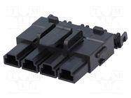 Plug; wire-wire/PCB; female; Mini-Fit Sr; 10mm; PIN: 4; for cable MOLEX