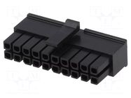 Connector: wire-board; plug; female; PIN: 20; Micro-Fit 3.0; 3mm MOLEX