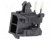 Connector: wire-board; socket; male; PIN: 2; Micro-Fit 3.0; THT MOLEX