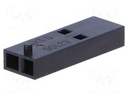 Connector: wire-board; plug; female; PIN: 2; C-Grid III; for cable MOLEX