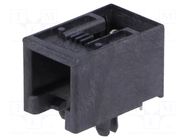 Connector: RJ9; socket; PIN: 4; Cat: 3; low profile; 4p4c; THT MOLEX