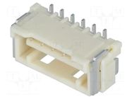 Connector: wire-board; socket; male; PIN: 6; CLIK-Mate; vertical MOLEX