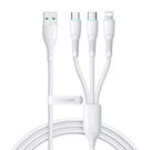 3in1 USB Cable Joyroom Starry Series USB-A to + Lightning + Type-C + Micro, 1.2m (white), Joyroom