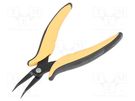 Pliers; miniature,curved,rectangle; for gripping anf bending NEWBRAND