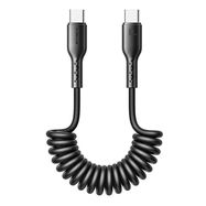Fast Charging cable for car Joyroom Type-C to Type-C Easy-Travel Series 60W 1.5m, coiled (black), Joyroom
