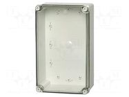 Enclosure: multipurpose; X: 140mm; Y: 230mm; Z: 95mm; PICCOLO; grey FIBOX