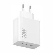 Xiaomi 90W HyperCharge Power Adapter 3-Port EU | Charger | GaN, 2x USB Type-C, 1x USB-A, XIAOMI