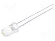 LED; green (fluorescent green); 5mm; 20000÷22000mcd; 15°; 6.5÷7lm OPTOSUPPLY