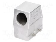 Enclosure for connectors: HDC; size 10B; for cable; IP65; high HARTING