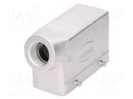 Enclosure for connectors: HDC; size 16B; for cable; IP65; angled HARTING
