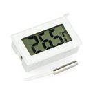 Thermometer with LCD display from -50 °C to 100 °C - white