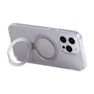 Magnetic protective phone case with holder Joyroom JR-BP004 for iPhone 15 Pro (transparent), Joyroom